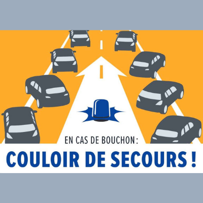 Nouveauté dans le code de la route : le couloir de secours entre en vigueur