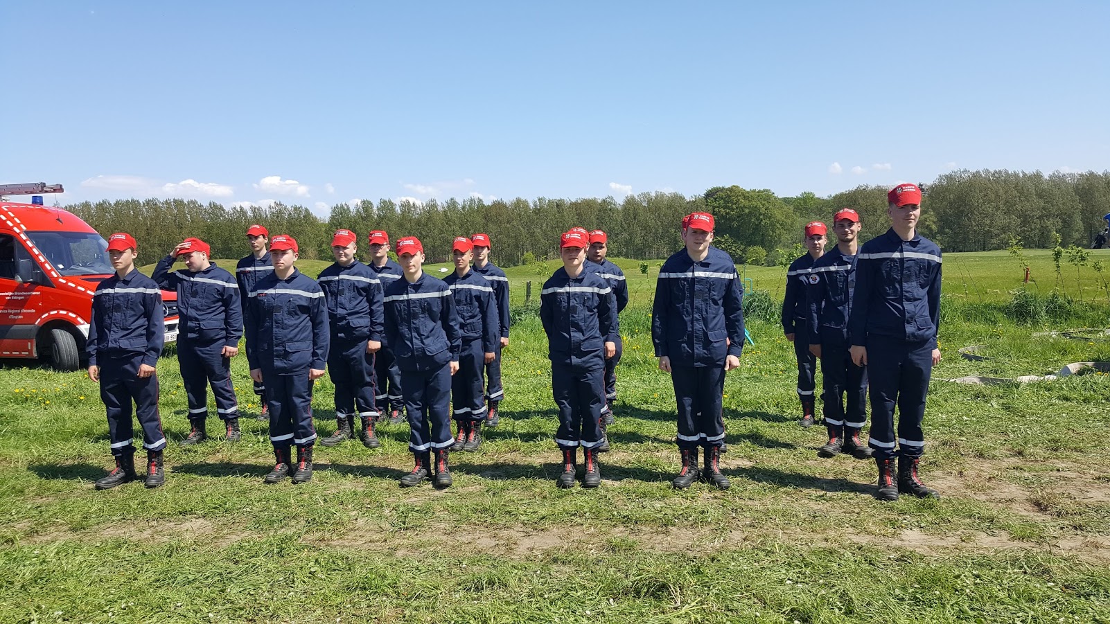 Démonstration des cadets d’Enghien