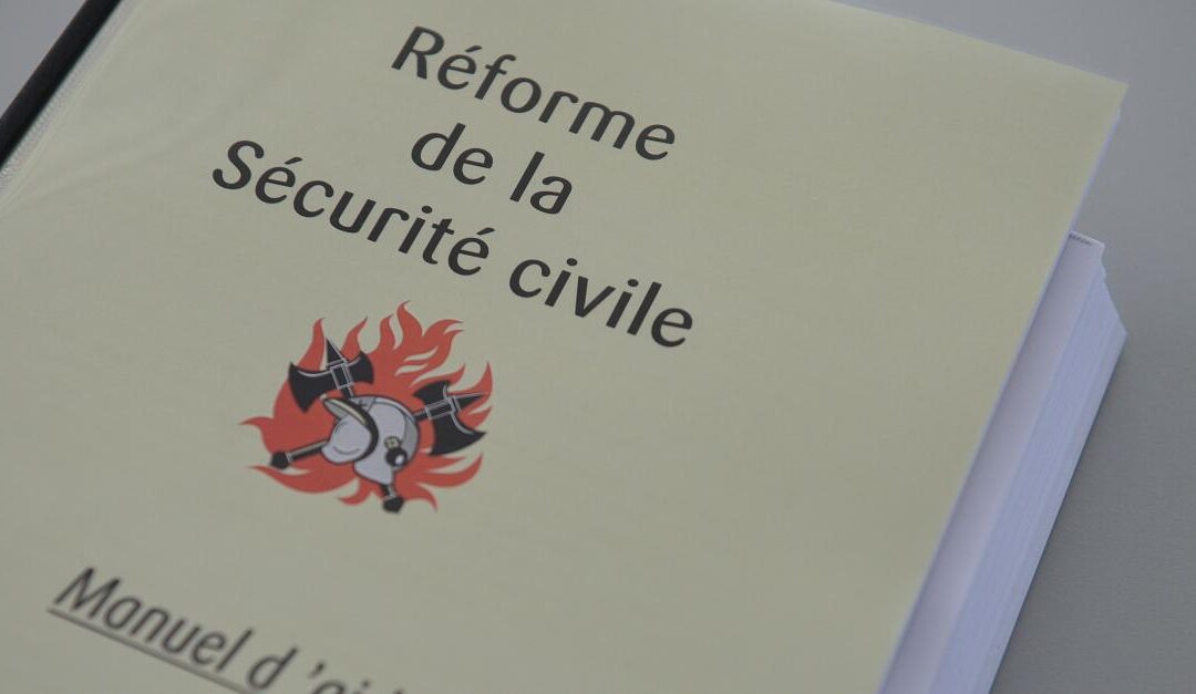 Réforme de la Protection Civile : communiqué de presse