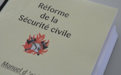 Réforme de la Protection Civile : communiqué de presse