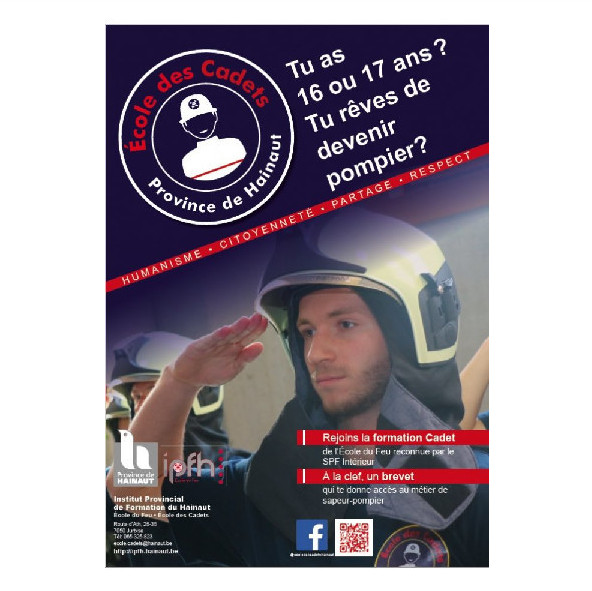 Tu as 16 ou 17 ans ? Tu rêves de devenir pompier ? Rejoins la formation Cadet.